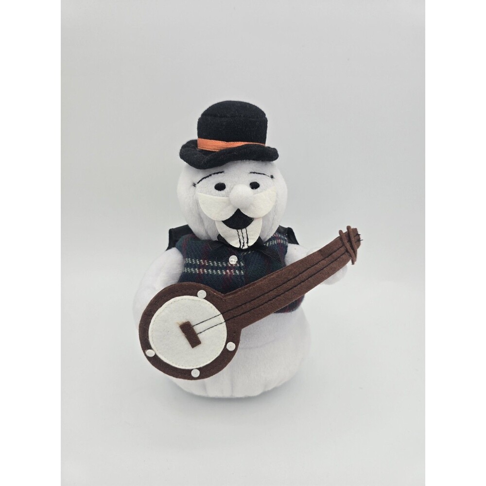 Vintage 1998 CVS Stuffins Sam the Snowman Banjo Plush Rudolph Misfit Toys Case